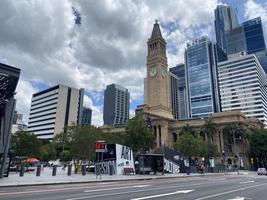 BRISBANE, QUEENSLAND, AUSTRALIA. - On January 07, 2023. - Brisbane City Hall its main entrance t is located adjacent to King George Square for royal receptions, pageants, orchestral concerts. photo