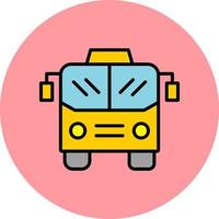 icono de vector de bus