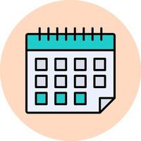 icono de vector de calendario