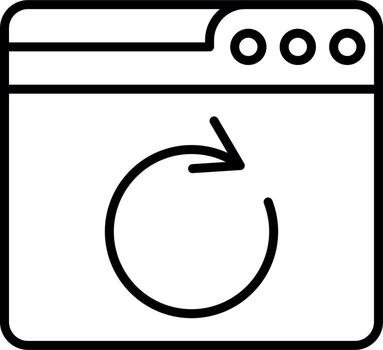 Web Reload Vector Icon