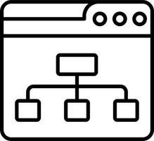 Site Map Vector Icon