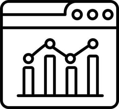 Web Analytics Vector Icon