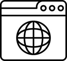 Web World Wide Vector Icon