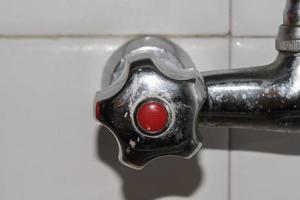 Old Kitchen lavatory tap detail photo