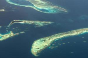 maldives aerial view landscape photo