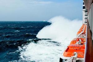 Ship in the tempest photo