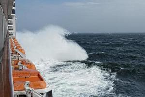 Ship in the tempest photo