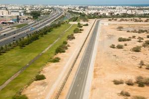 muscat arabic town aerial view landcape photo