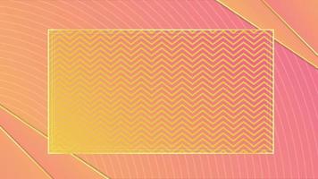 Animated Modern luxury abstract background with golden line elements. modern pink gold background for presentation video