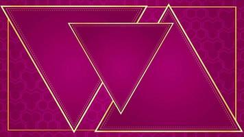 Animated modern luxury abstract background with golden line elements pink gradient background modern for presentation video