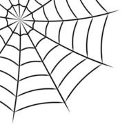 Corner web symbol spiderweb, drawn hand  confusion and cobweb traps vector