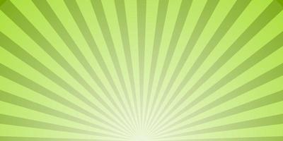 Horizontal green ray watermelon background dawn vector