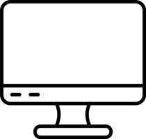 icono de vector de computadora