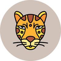 icono de vector de leopardo