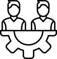 Team Management Vector Icon