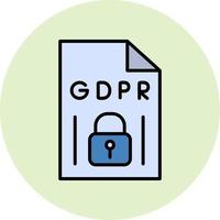 GDPR Vector Icon