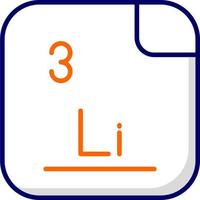 Lithium Vector Icon