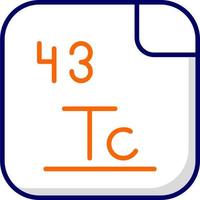 Technetium Vector Icon