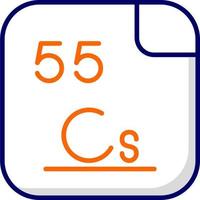 Caesium Vector Icon