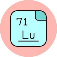 Lutetium Vector Icon