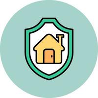 Home Security Vector Icon