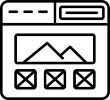 Wireframe Vector Icon