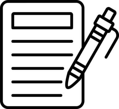 Writing Tool Vector Icon