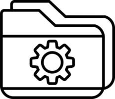 Folder Management Vector Icon