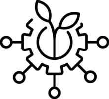 icono de vector de granja inteligente