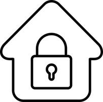 Home Security Vector Icon