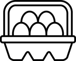 Egg Carton Vector Icon