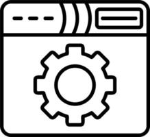 icono de vector de configuración