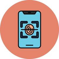 Fingerprint Scanner Vector Icon