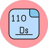 Darmstadtium Vector Icon