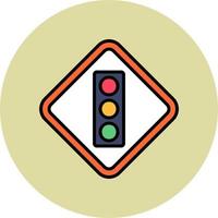 Traffic lights Vector Icon