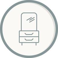 icono de vector de tocador