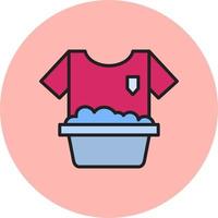 Washing Clothes Vector Icon