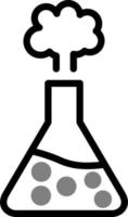 químico reacción vector icono