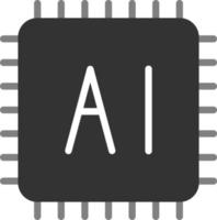 computadora chip vector icono