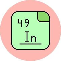 Indium Vector Icon