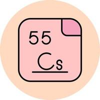 Caesium Vector Icon