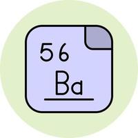 Barium Vector Icon