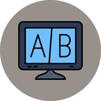 Ab Testing Vector Icon