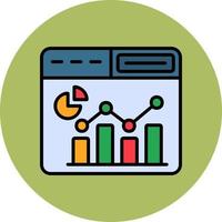 Web Analytics Vector Icon