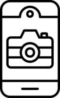 icono de vector de fotografía