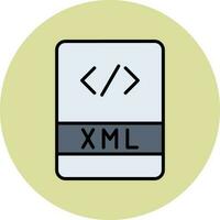Xml File Vector Icon
