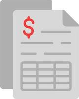 Bank Statement Vector Icon