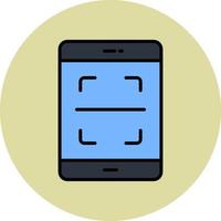 icono de vector de escaneo de código qr