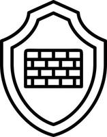 Defensive Wall Vector Icon