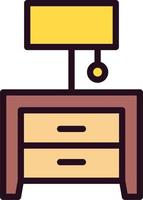 Night Stand Vector Icon